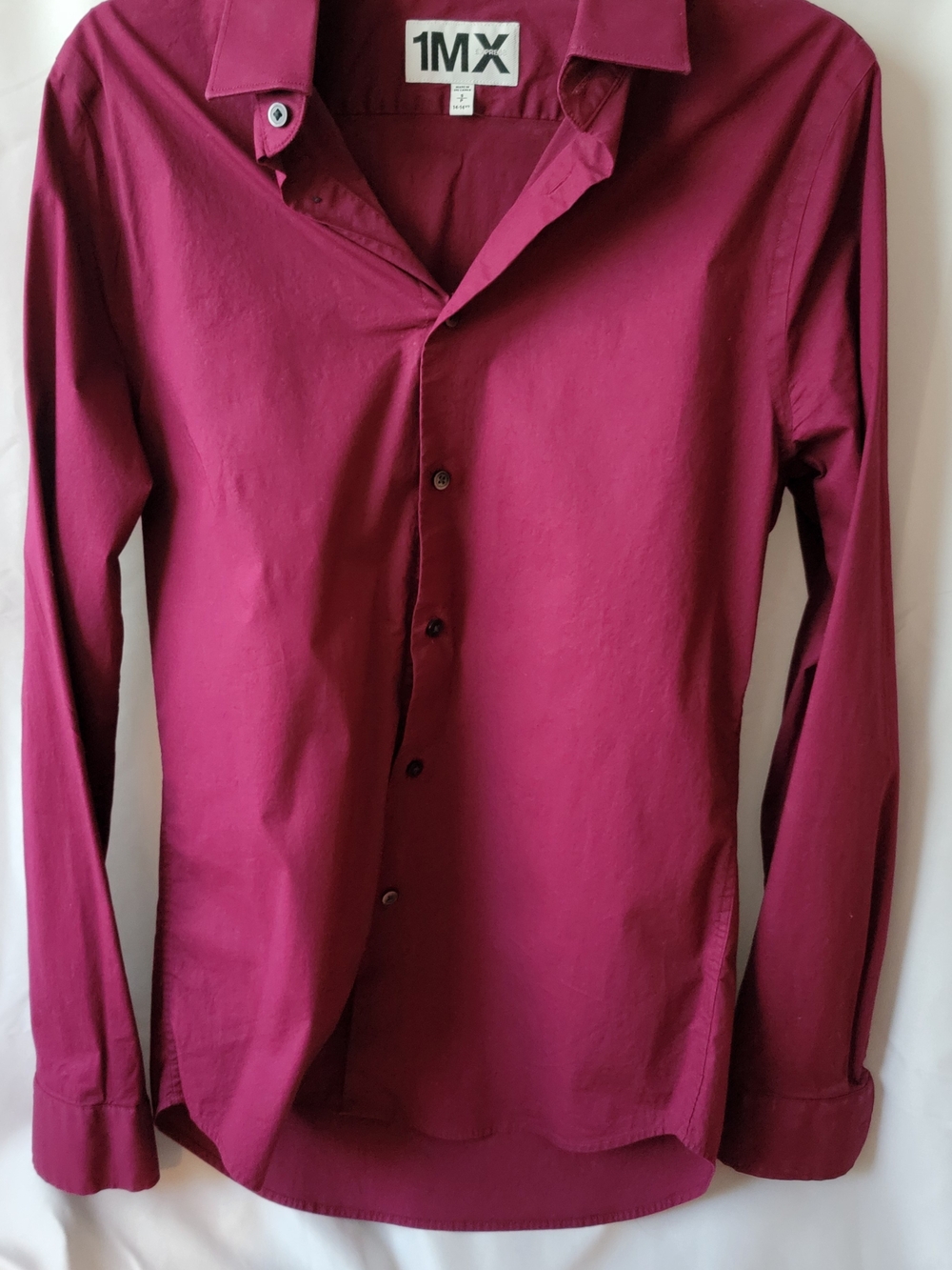 Express Men's Dress Shirt in Wine